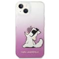 Miniatyrbild 2 av 7: Karl Lagerfeld iPhone 14 Plus Skal Choupette Fun - Rosa
