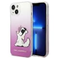 Miniatyrbild 1 av 7: Karl Lagerfeld iPhone 14 Plus Skal Choupette Fun - Rosa
