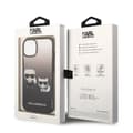 Miniatyrbild 7 av 7: Karl Lagerfeld iPhone 14 Plus Skal Gradient Ikonik Karl & Choupette - Svart