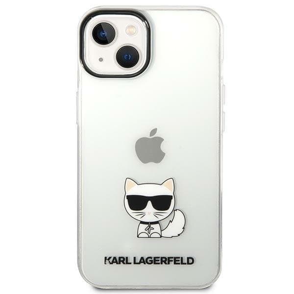 Karl Lagerfeld iPhone 14 Plus Skal Transparent Choupette Body - Clear
