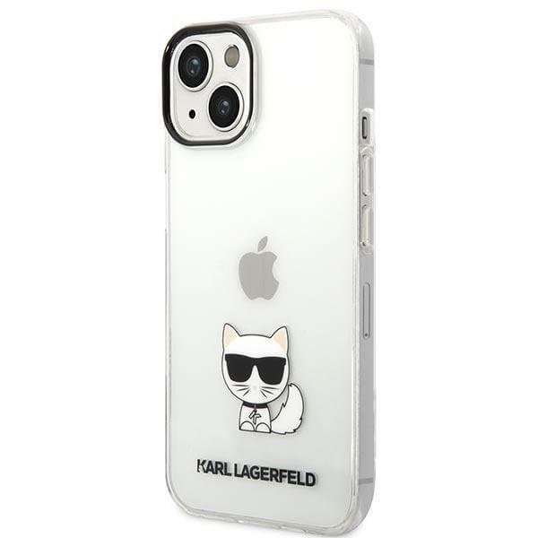 Karl Lagerfeld iPhone 14 Plus Skal Transparent Choupette Body - Clear