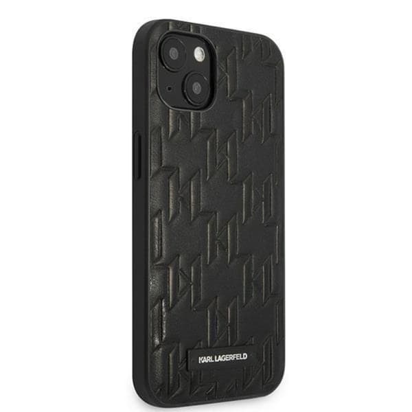 Karl Lagerfeld iPhone 13 mini Skal Monogram Plaque - Svart