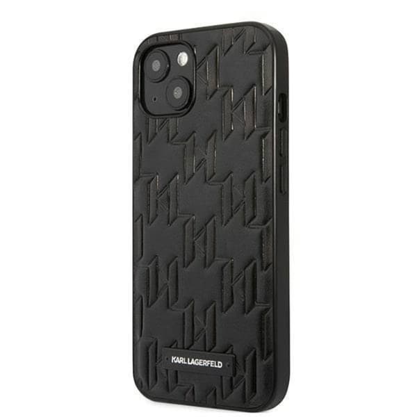 Karl Lagerfeld iPhone 13 mini Skal Monogram Plaque - Svart