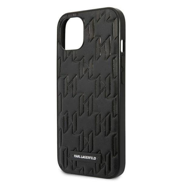 Karl Lagerfeld iPhone 13 mini Skal Monogram Plaque - Svart