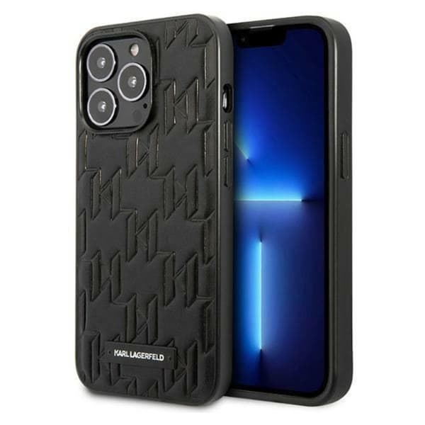 Karl Lagerfeld iPhone 13 Pro Max Skal Monogram Plaque - Svart