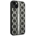Miniatyrbild 4 av 7: Karl Lagerfeld iPhone 14 Plus Skal Monogram Stripe - Grå