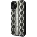 Miniatyrbild 5 av 7: Karl Lagerfeld iPhone 14 Plus Skal Monogram Stripe - Grå