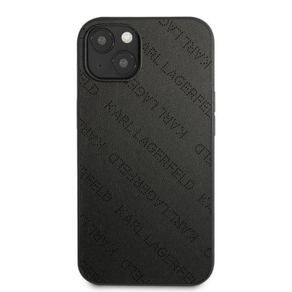 Karl Lagerfeld iPhone 13 mini Skal Perforated Allover - Svart