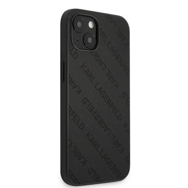 Karl Lagerfeld iPhone 13 mini Skal Perforated Allover - Svart