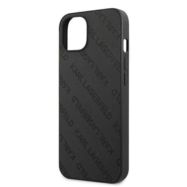 Karl Lagerfeld iPhone 13 mini Skal Perforated Allover - Svart