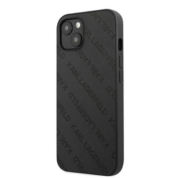Karl Lagerfeld iPhone 13 mini Skal Perforated Allover - Svart