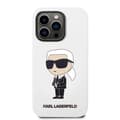 Miniatyrbild 3 av 8: Karl Lagerfeld iPhone 14 Pro Max Skal Silicone Ikonik - Vit