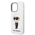 Miniatyrbild 6 av 8: Karl Lagerfeld iPhone 14 Pro Max Skal Silicone Ikonik - Vit