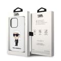 Miniatyrbild 8 av 8: Karl Lagerfeld iPhone 14 Pro Max Skal Silicone Ikonik - Vit