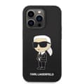 Miniatyrbild 3 av 8: Karl Lagerfeld iPhone 14 Pro Max Skal Silicone Ikonik - Svart