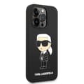Miniatyrbild 4 av 8: Karl Lagerfeld iPhone 14 Pro Max Skal Silicone Ikonik - Svart