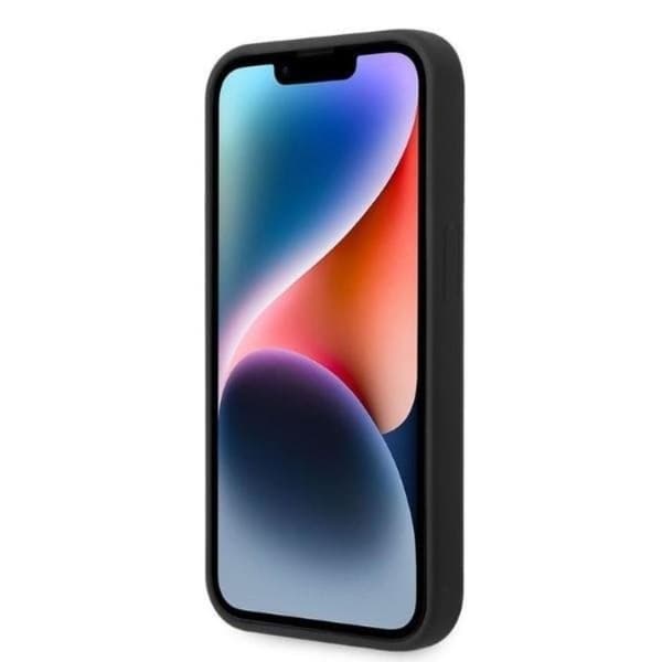 Karl Lagerfeld iPhone 14 Pro Skal Silicone Ikonik - Svart