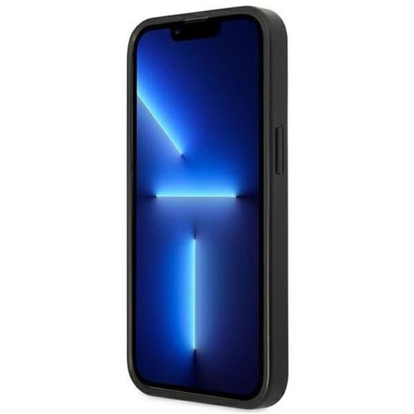 Guess iPhone 13 Pro Skal Korthållare Triangle Logo - Svart