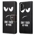 Pikkukuva 2 / 4: Lompakkokotelo Samsung Galaxy A04s - Don’t Touch My Phone