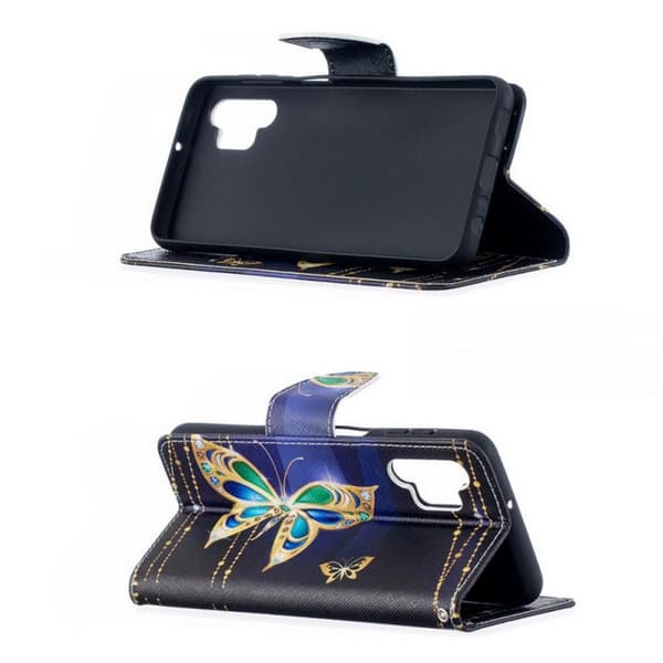 Lompakkokotelo Samsung Galaxy A04s - Kultainen Perhonen