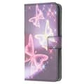 Pikkukuva 4 / 6: Lompakkokotelo Samsung Galaxy A04s - Liila / Perhoset