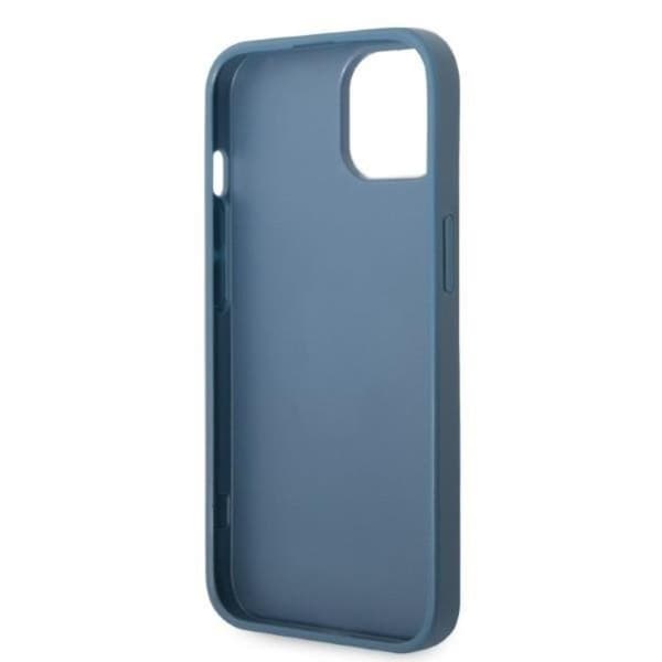 Guess iPhone 13 mini Skal Korthållare Triangle Logo - Blå