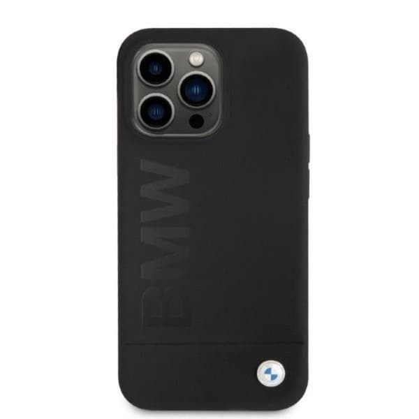 Etui BMW iPhone 13 Pro Skal Magsafe Silicone Signature Logo - Svart