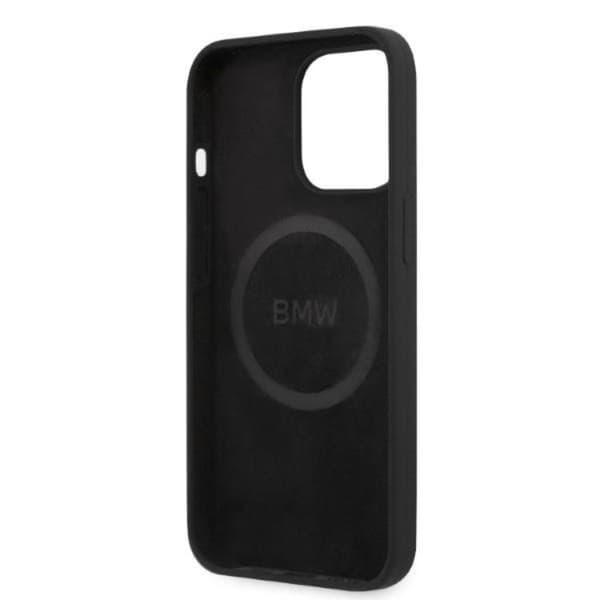 Etui BMW iPhone 13 Pro Skal Magsafe Silicone Signature Logo - Svart