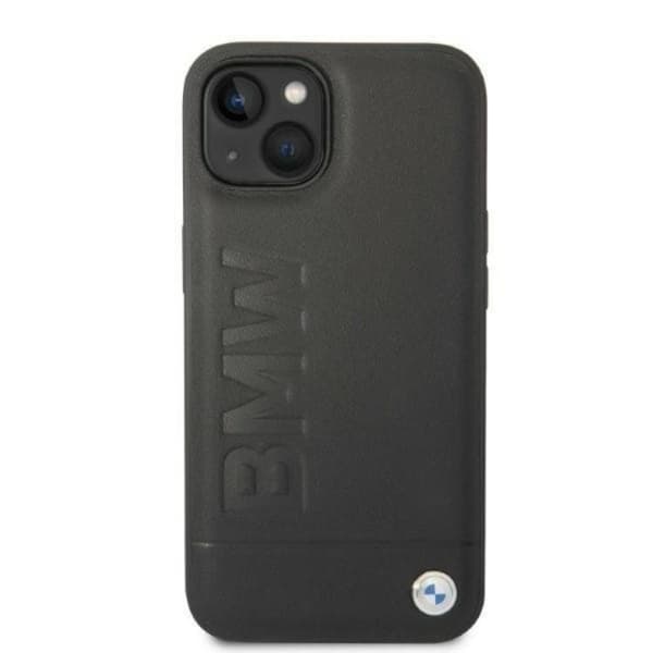 BMW iPhone 14 Skal Magsafe Signature Logo Imprint - Svart