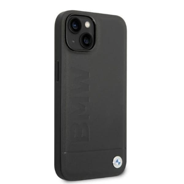 BMW iPhone 14 Skal Magsafe Signature Logo Imprint - Svart