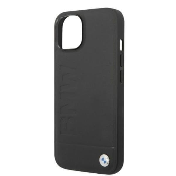 BMW iPhone 14 Skal Magsafe Signature Logo Imprint - Svart
