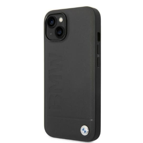 BMW iPhone 14 Skal Magsafe Signature Logo Imprint - Svart