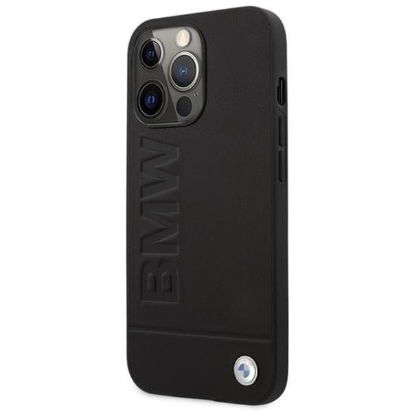 BMW iPhone 14 Pro Skal Magsafe Signature Logo Imprint - Svart