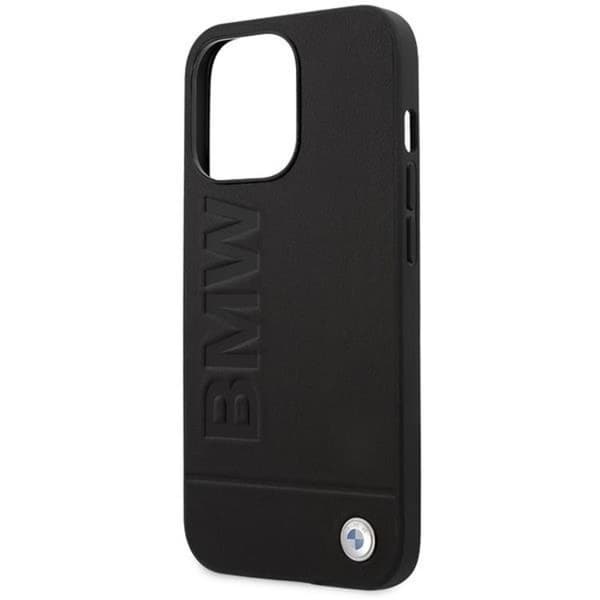 BMW iPhone 14 Pro Max Skal Magsafe Signature Logo Imprint - Svart