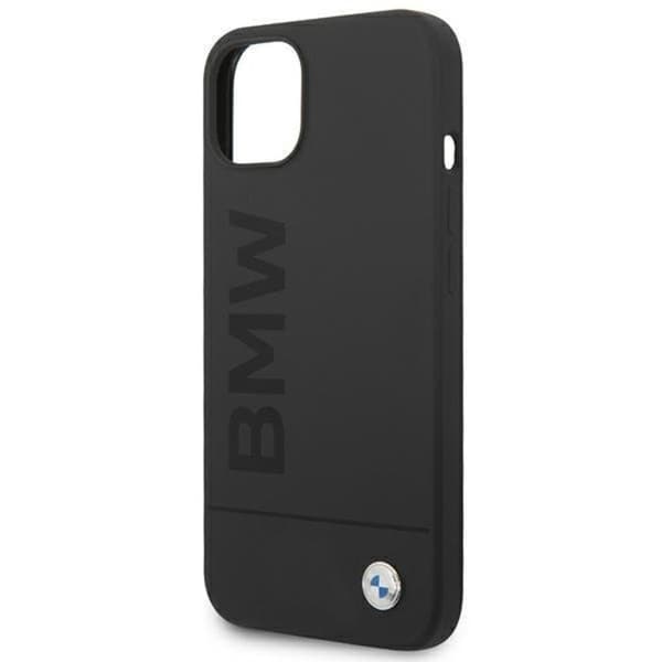 BMW iPhone 14 Plus Skal Magsafe Silicone Signature Logo - Svart