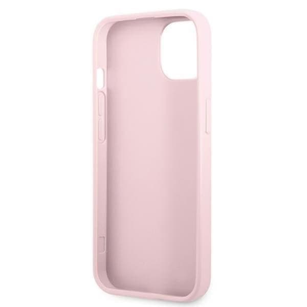 Guess iPhone 13 mini Skal Saffiano Hot Stamp & Metal Logo - Lila