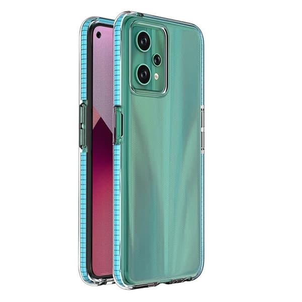 Realme 9/9 Pro 5G Skal Silicone Med Frame - Blå
