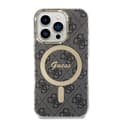 Miniatyrbild 3 av 10: GUESS iPhone 14 Pro Magsafe Skal Print + Trådlös Laddare - Svart