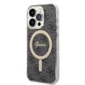 Miniatyrbild 2 av 10: GUESS iPhone 14 Pro Magsafe Skal Print + Trådlös Laddare - Svart