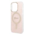 Miniatyrbild 6 av 10: GUESS iPhone 14 Pro Magsafe Skal Print + Trådlös Laddare - Rosa