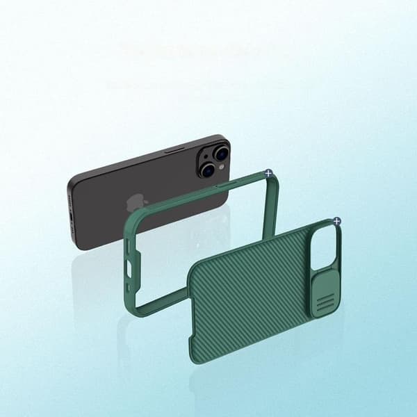 Nillkin iPhone 14 Plus Skal CamShield Pro (PC Och TPU) - Grön