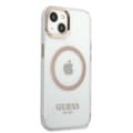Miniatyrbild 4 av 8: Guess iPhone 13 Skal Magsafe Metal Outline - Guld