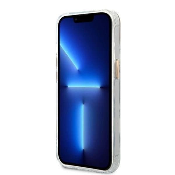 Guess iPhone 13 Skal Magsafe Metal Outline - Guld