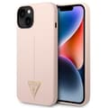 Miniatyrbild 1 av 8: GUESS iPhone 14 Skal Silicone Triangle - Rosa