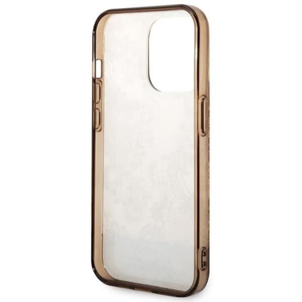 GUESS iPhone 14 Pro Max Skal Porcelain Collection - Ocher