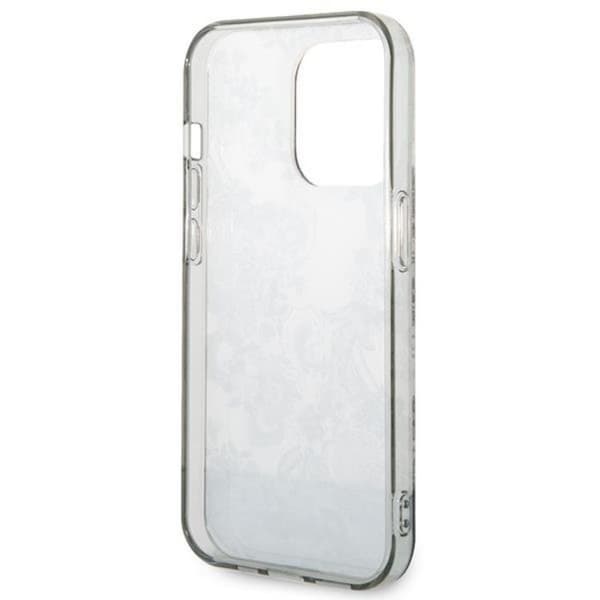 GUESS iPhone 14 Pro Max Skal Porcelain Collection - Grå