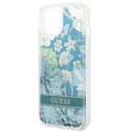 Miniatyrbild 6 av 8: GUESS iPhone 14 Skal Flower Liquid Glitter - Grön