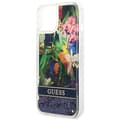 Miniatyrbild 6 av 8: GUESS iPhone 14 Plus Skal Flower Liquid Glitter - Blå