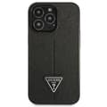 Miniatyrbild 3 av 8: GUESS iPhone 14 Pro Skal Saffiano Triangle Logo - Svart