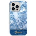 Miniatyrbild 3 av 8: GUESS iPhone 14 Pro Skal Porcelain Collection - Blå